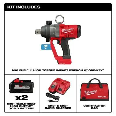 Milwaukee Tool M18 FUEL 1" High Torque Impact Wrench w/ ONE-KEY Kit