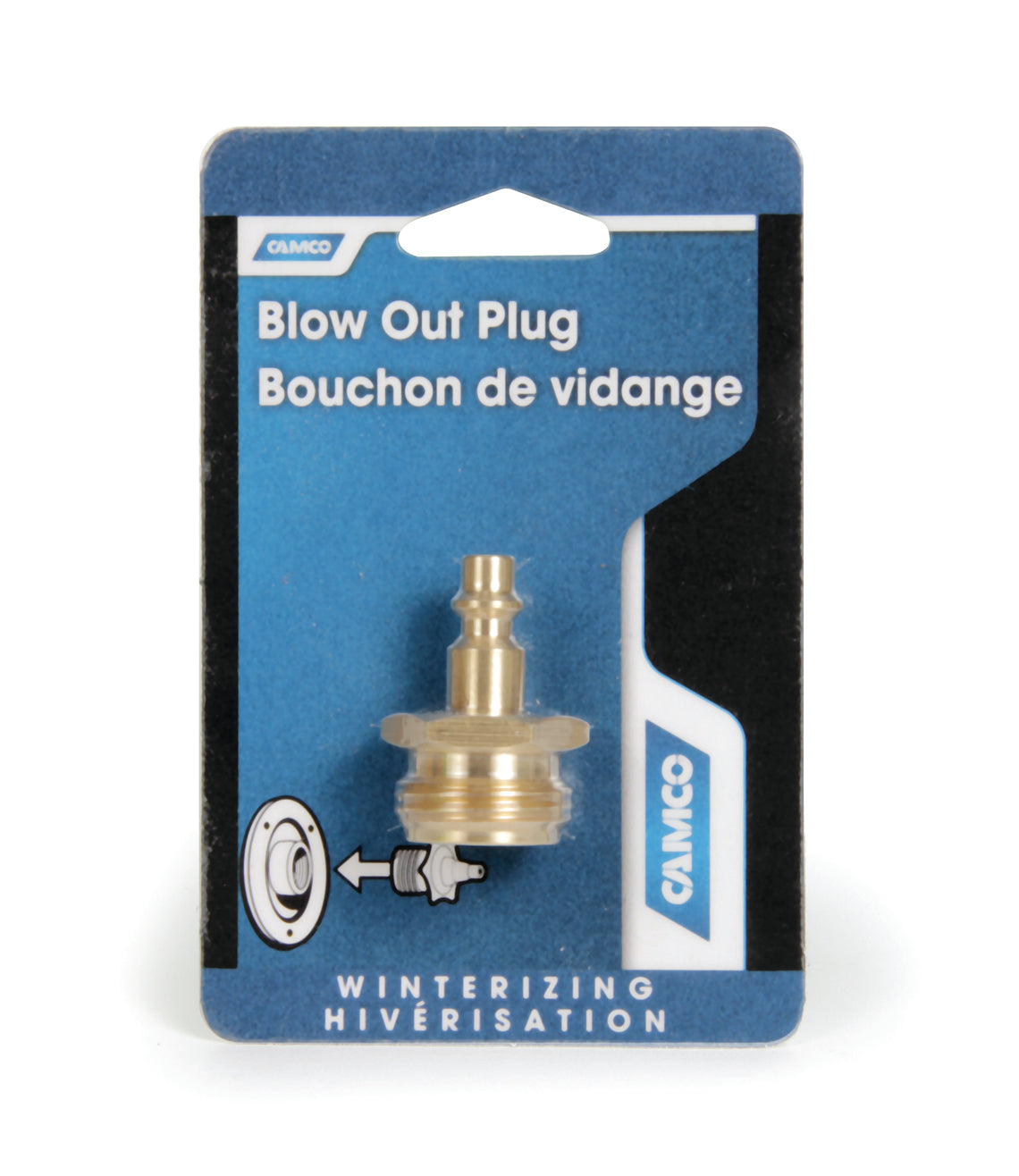Camco Blow Out Plug  Quick Conn