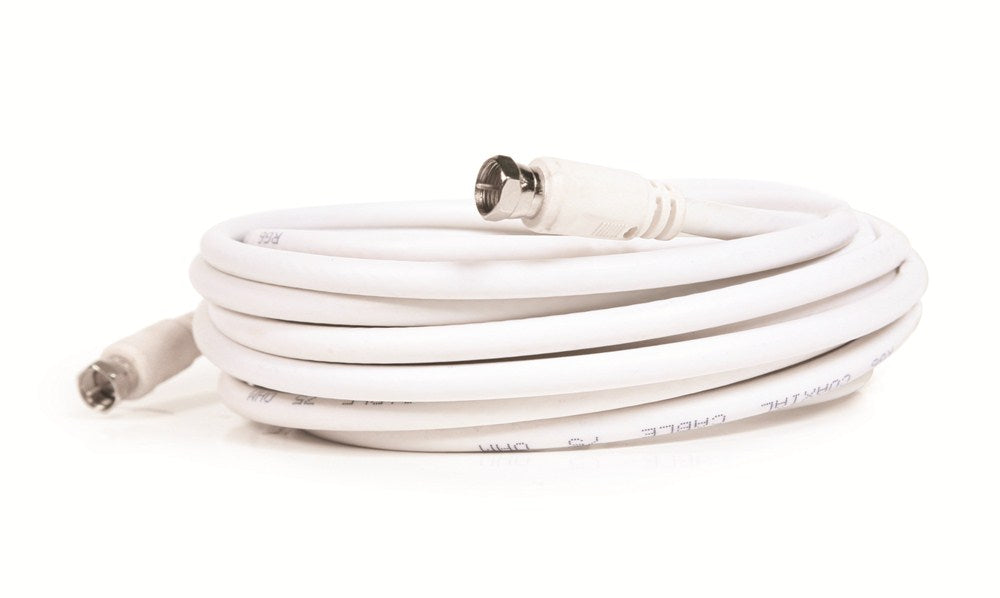 COAXIALCABLE,RG-6U, F TYPE FITTINGS, 50 FT.