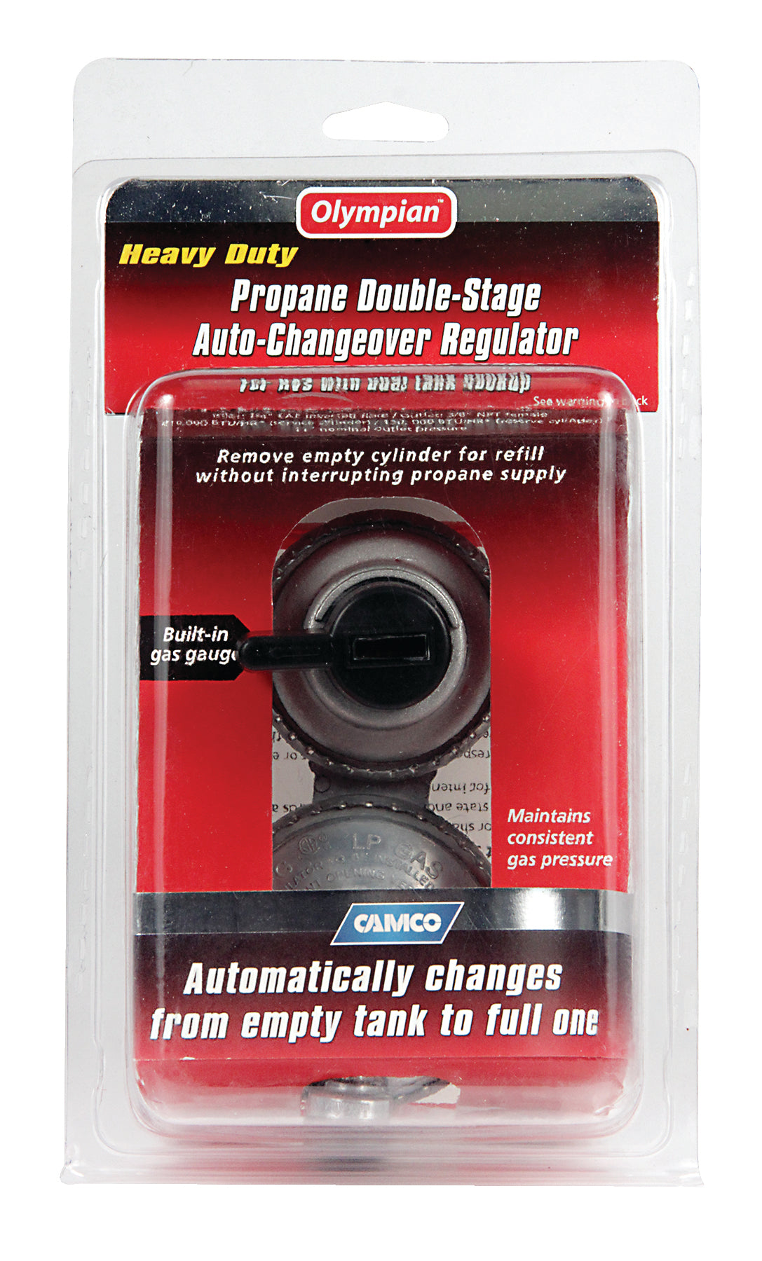 PROPANE DOUBLE-STAGE AUTO-CHANGEOVER REGULATOR,CCSAUS,CLAM