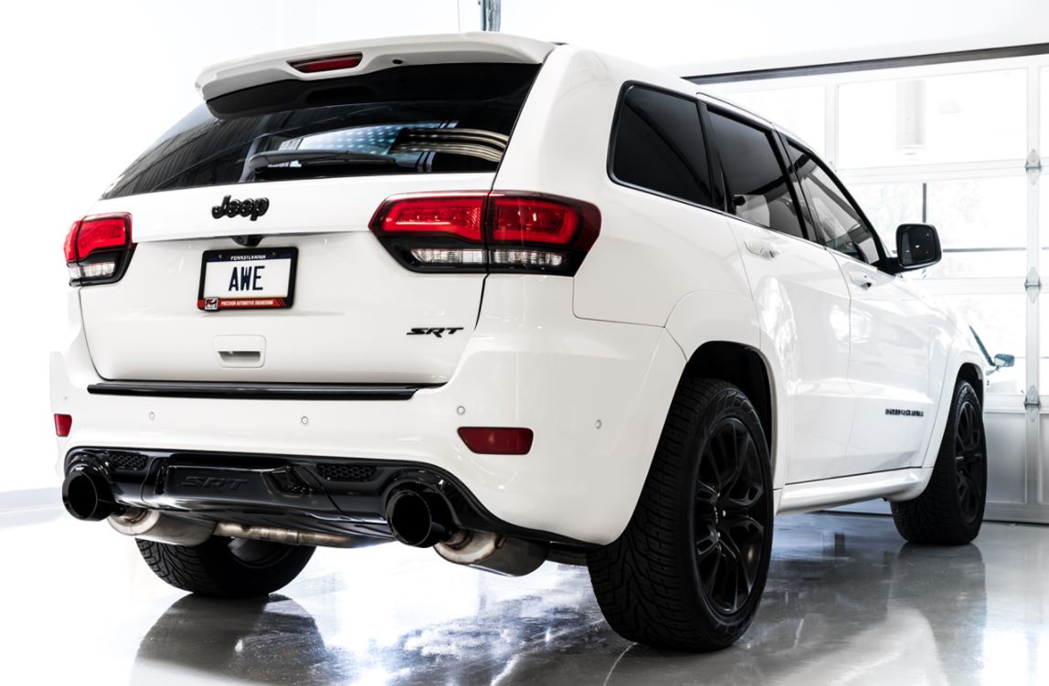 AWE Tuning  Touring Edition - Black Tips For Jeep Grand Cherokee