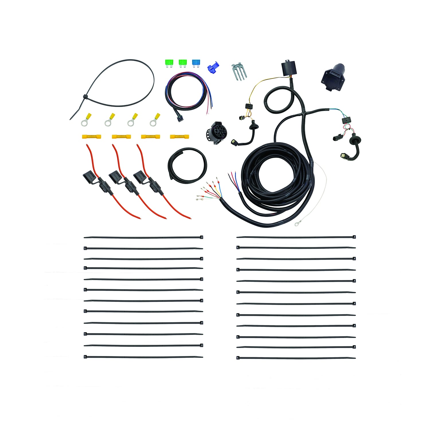 Tow Harness  7-Way Prep Kit For Ford Transit-150, Ford Transit-250