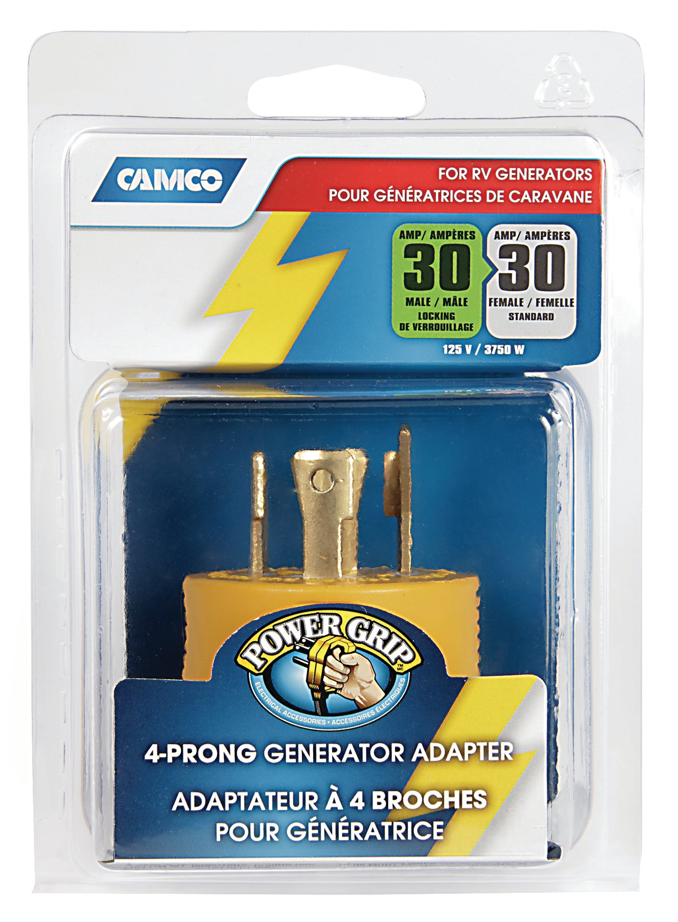 Camco 55338 Power Grip Gen Adapter