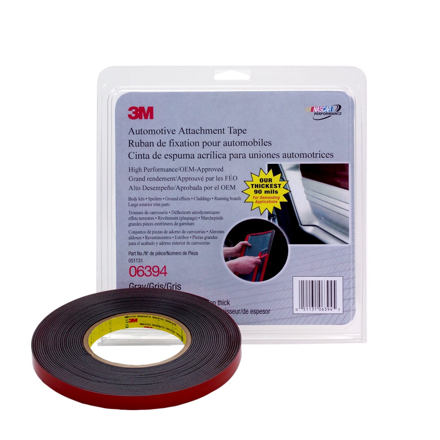 ATTACHMENT TAPE GRY 10 YD