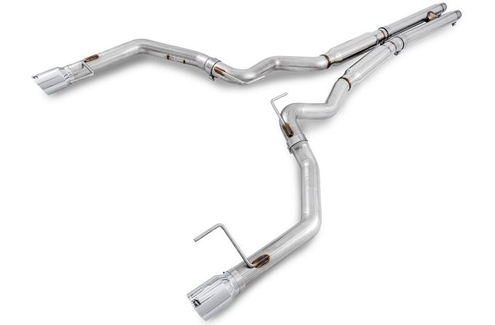 AWE Tuning  Track Edition Cat-Back - Dual C For Ford Mustang