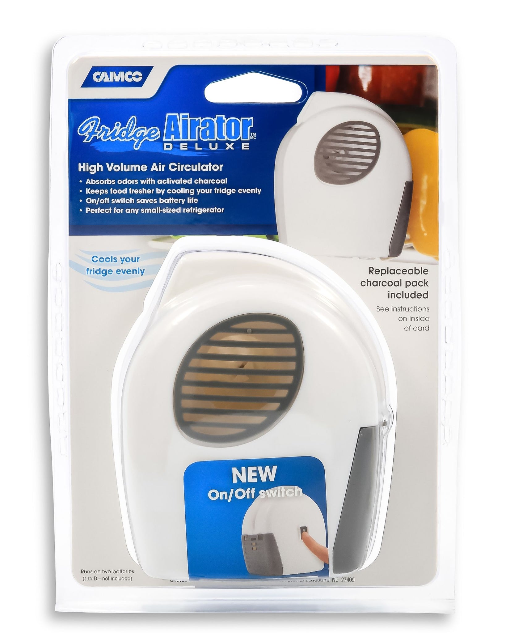 CAMCO FRIDGE AIRATOR WITH ON/OFF SWITCH