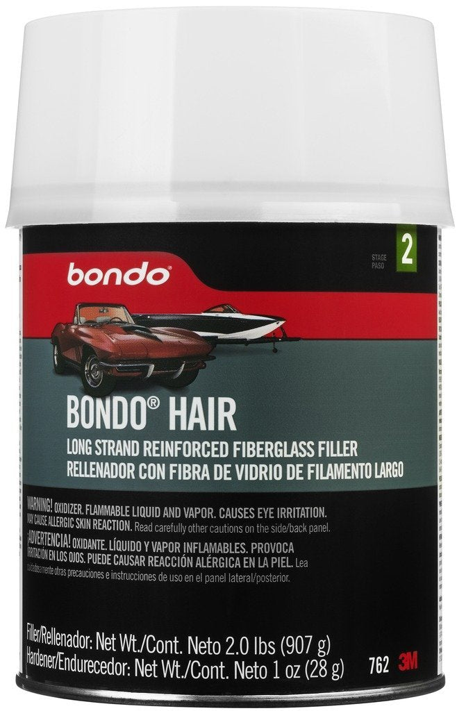 BONDO-HAIR FBGLS QT 12/CS